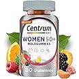 Multigummies Supplements, Gummy Vitamins for Women 50 Plus Multivitamin, with Vitamin D, B6 & B12, Vitamins and Supplements, Assorted Fruit Flavor, 80 Count Gummies (Women 50+, 80ct) Pill Case