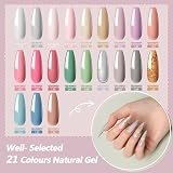 VANREESA Gel Nail Polish Set 24 PCS UV LED Kit with Base Top Coat 8ml view 2