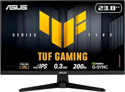 ASUS TUF Gaming VG249QE5A 23.8" FHD IPS 200Hz 0.3ms Gaming Monitor