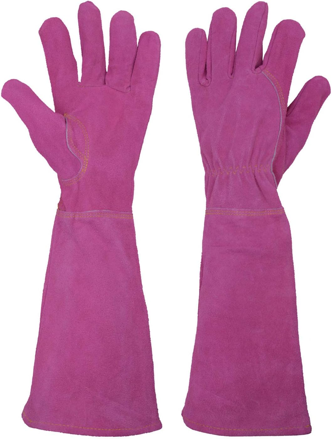 Men And Women Garden Gloves For Rose Pruning Thorn Proof Gardening Gloves Long Cow Leather Gloves