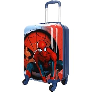 Spider-Man Classic Character 4-Wheel Kids Luggage for Travel & Adventure
