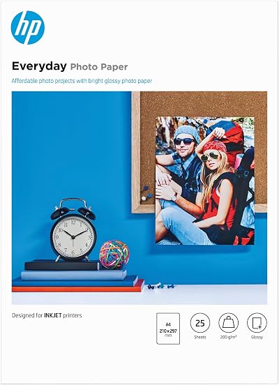HP Everyday Photo Paper Glossy A4 210 x 297 mm 25 sheets 200 g/m2
