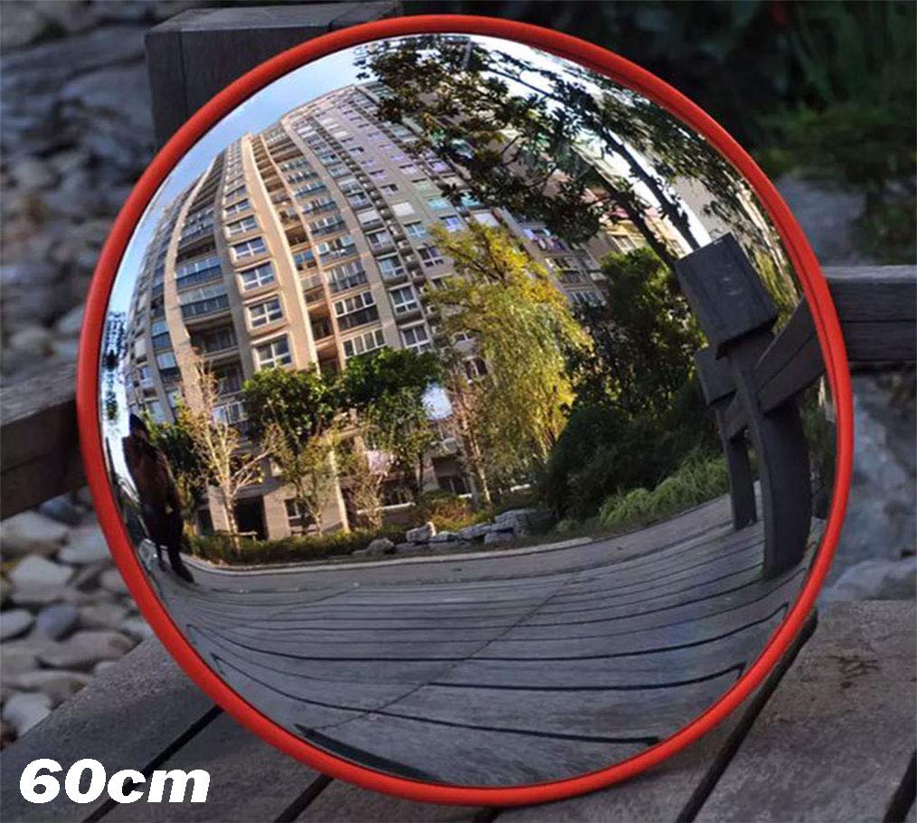 Wide Angle Curved Convex Traffic Mirror 130 Degrees 60cm For Road