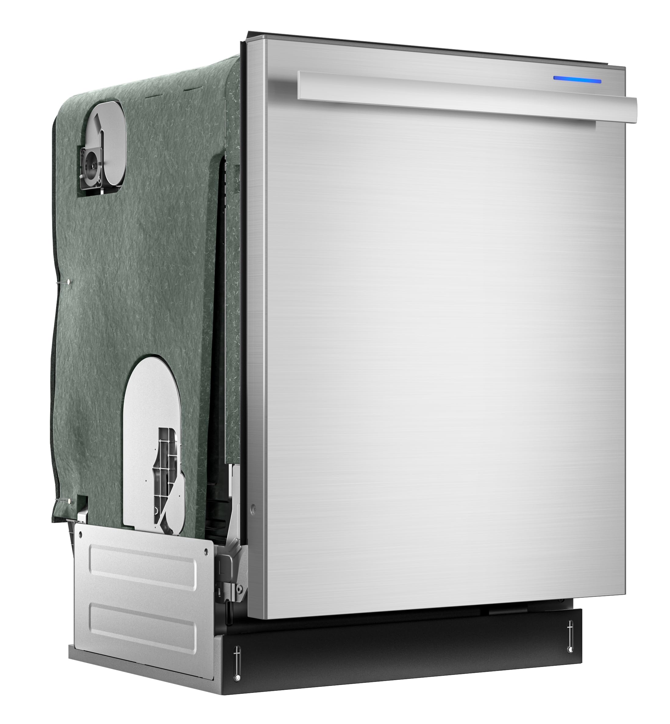 Sharp SDW6736MS 24-inch Stainless Steel Dishwasher, Third Rack, Library Quiet 47 dB, Power Wash Sprayer