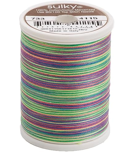 そるてぃーや Amazon.com: Sulky 713-4069 12-Weight Cotton Blendable Thread, 330