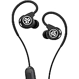 Jlab Audio Fit Sport 3 Wireless Fitness Gym Earbuds | Bluetooth 4.2 | 6 Hour Battery Life | Flexible Memory Wire |IP55 Dust/Sweat Proof Rating | Noise Isolation | Universal Track Controls | Black