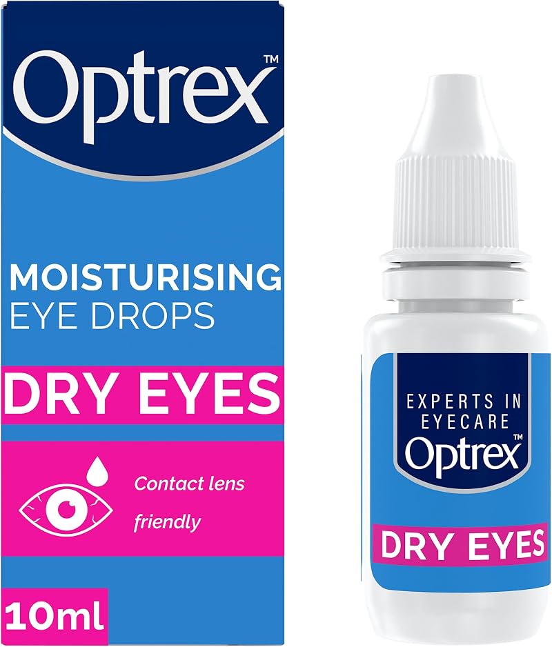 Optrex Moisturising Eye Drops 10ml Contact Lens Safe Soothes Irritation