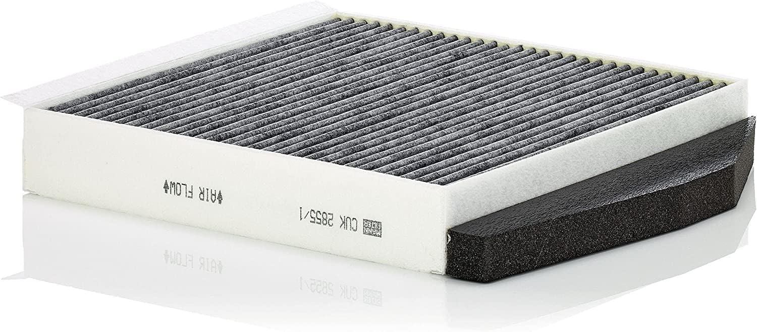 MANN-FILTER CUK 2855/1 Cabin Air Filter - Pollen Filter with Activated Carbon - For right-hand drive vehicles for Cars + Transporters