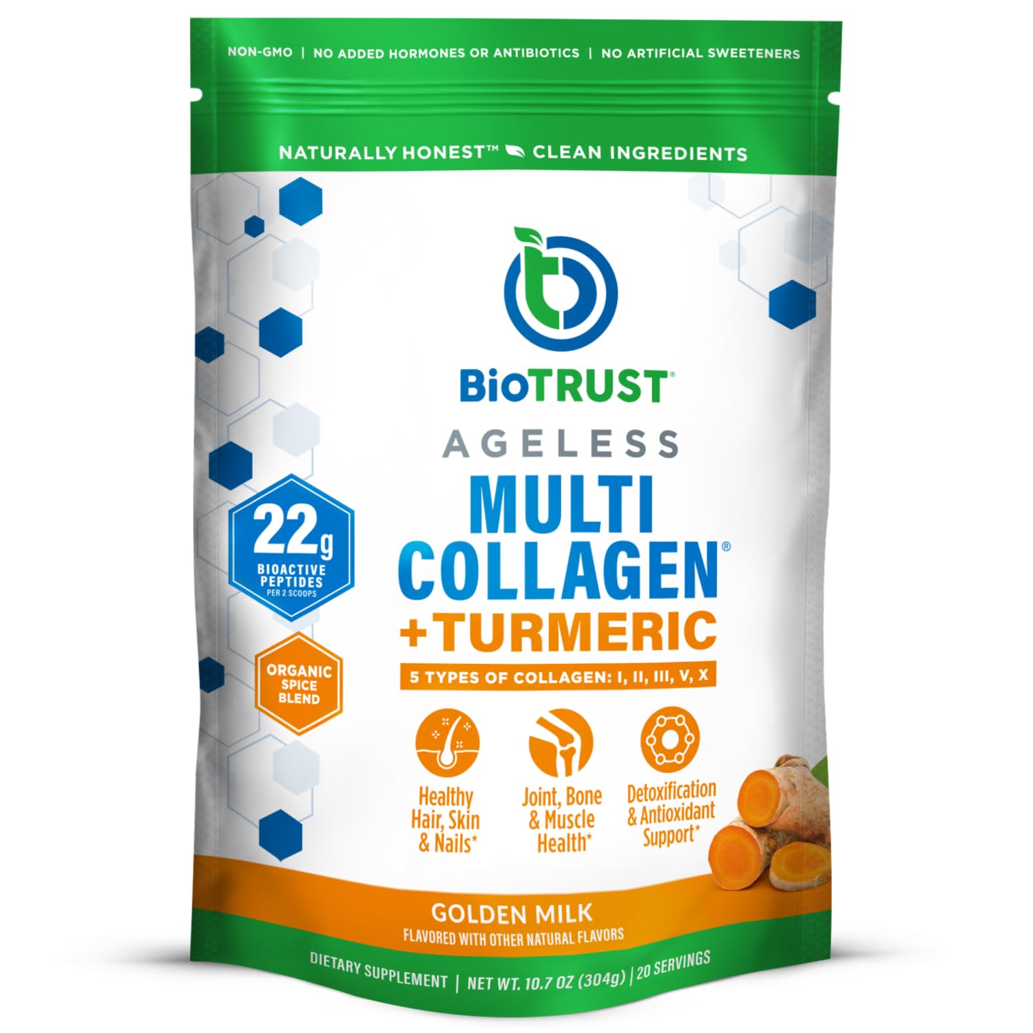 Ageless Multi-Collagen + Turmeric (Golden Milk)