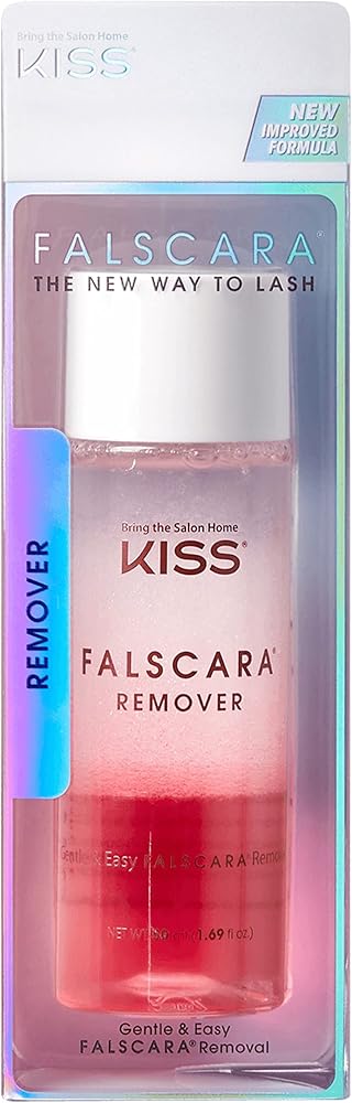 FALSCARA DIY Eyelash Extension Remover with Natural Rosewater, Gentle Soothing Nourishing Eye Cleanser for Removal of Artific