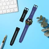 kwmobile 2x Silicone Straps for Xiaomi Watch S4 S3 S1 Active Redmi Watch 5 view 2