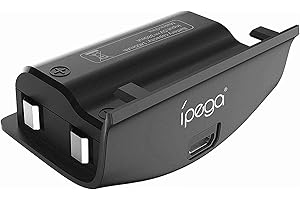 MUTOP Xbox One Battery Pack 1 x 1400mAh (ipega) Rechargeable Battery and Micro USB Charging Cable for Xbox One/Xbox One S/Xbox One X/Xbox One Elite Wireless Controller