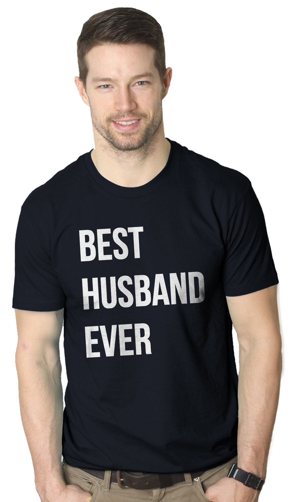 Mens Best Husband Ever T Shirt Funny Saying Novelty Tee