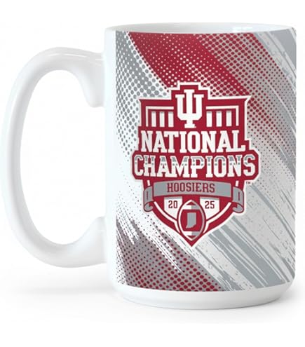 Amazon.com: Logo Brands NCAA Indiana Hoosiers College Football Playoff 2026 National  Championship Bound 12 oz Diner Mug  CFP Design, Timeless Vintage Look,  Great Gift & Collectible : Sports & Outdoors