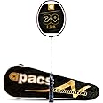 Apacs Z-Ziggler (Unstrung, 38 LBS Max Tension) 6.4mm Slim Shaft | Made in Vietnam | 100% Japanese Graphite Badminton Racket with Free Full Cover | G2-4 1/8 inches