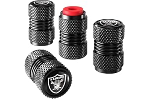 AOLLPU 4PCS Tire Valve Stem Caps, Aluminum Tire Valve Cap Set, Universal Stem Covers for Cars Trucks Motorcycles SUVs and Bikes