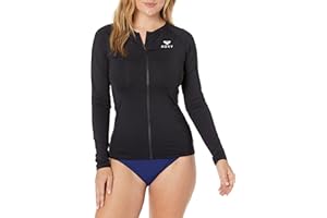 Roxy Women's Essentials Long Sleeve Zip-up Rashguard