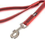 Julius-K9 Color & Gray Super-Grip Leash with Handle 20 mm x 3 m Red-Gray view 2