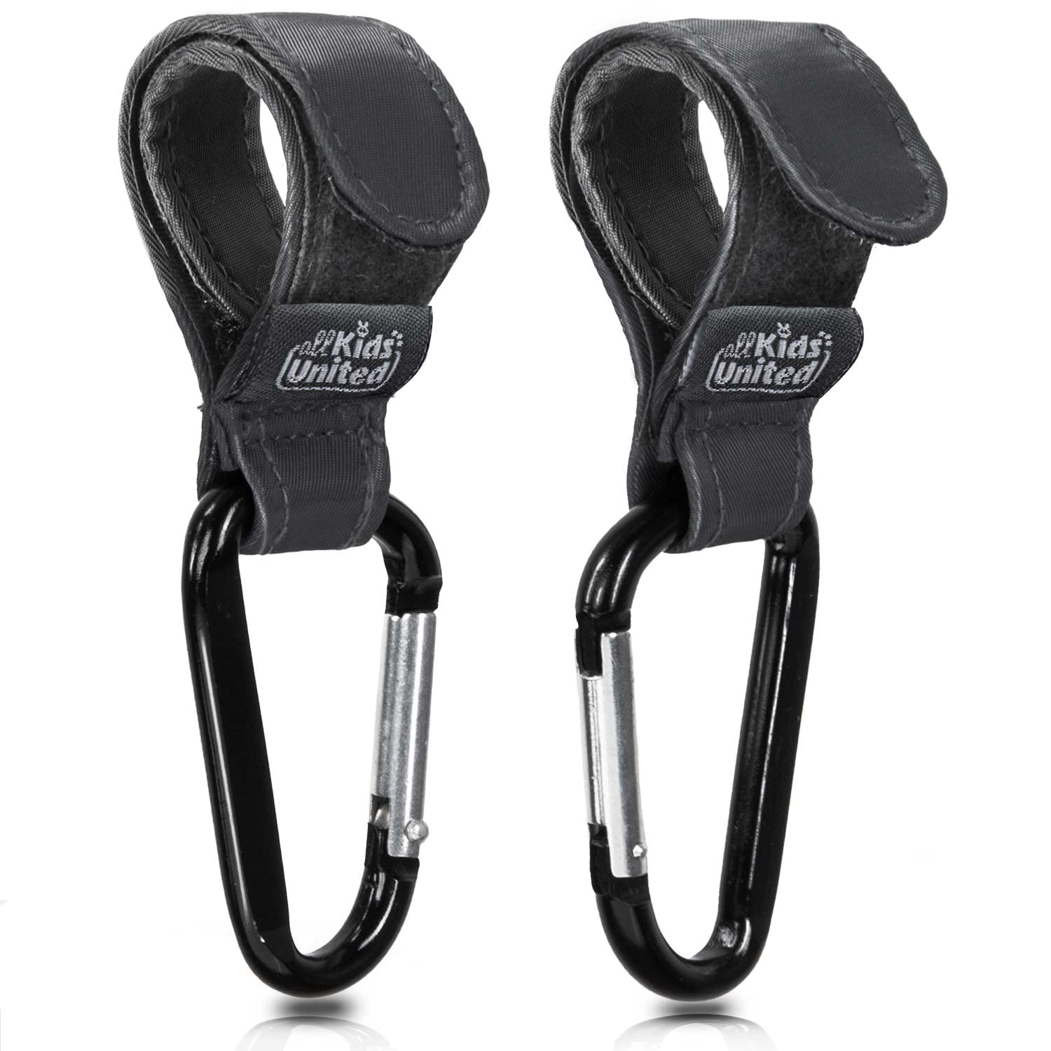 all Kids United Pram Hook for Nappy Bag Changing Bags Changing Backpack Buggy Hook Baby Backpack with Carabiner Hook and (Set of 2)