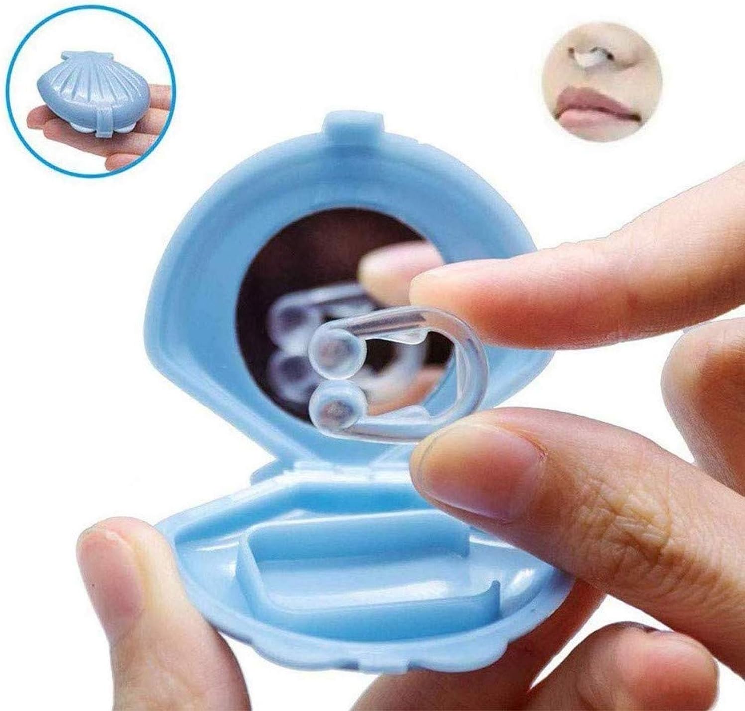 ASEDRF Snore Stopper Anti Snore Device Nose Vents Plugs Nasal Dilator Snoring Solution Stop Anti Snore Nose Clip Nasal Dilators Relief Breathe Right,8PCS: Home & Kitchen