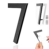 6 Inch Self-adhesive House Numbers, Modern Floating