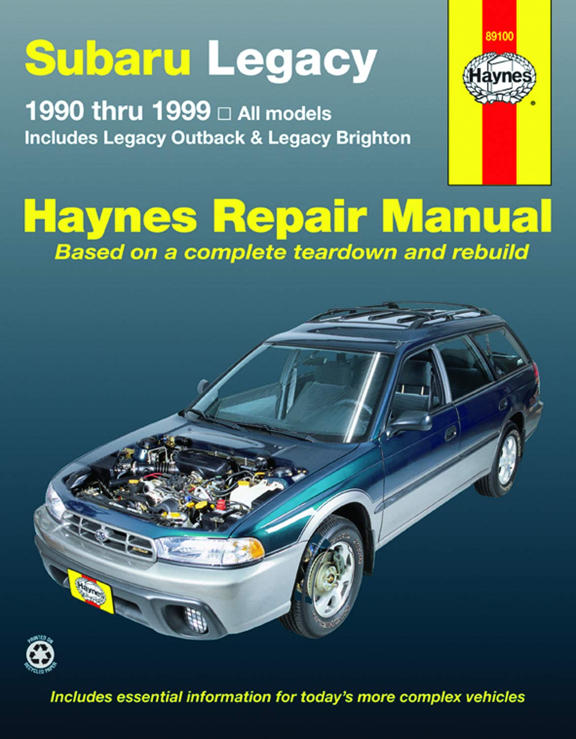 Subaru Legacy 1990 Thru 1999 Includes Legacy Outback Legacy Brighton Haynes Repair Manual Freund Ken 9781563926464 Amazon Com Books