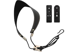 KUWAN Clarinet Neck Strap，B-flat tuning clarinet strap，Double-chamber tube shouler strap, Single shoulder strap for Adults an