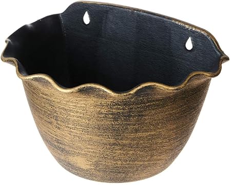 Hiki Ziki Hanging Pots, Wall Planters/Hanging Vases Mounted Succulent Air Plants Pots, Modern Indoor Decor for Home and Office (Pack of 2)