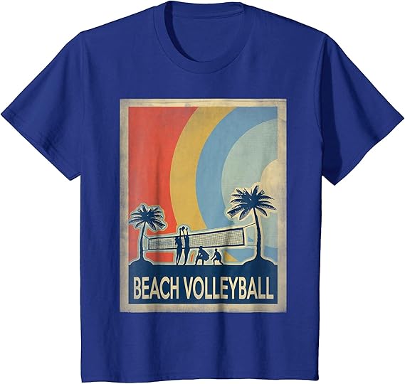 Vintage beach volleyball Tshirt Clothing