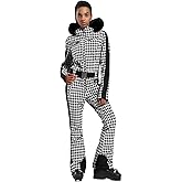 IMPHUT Women's One Piece Ski Suits Slim Waterproof Jumpsuits Windproof Snowsuit Insulated Ski Jumpsuit Skiing Sports