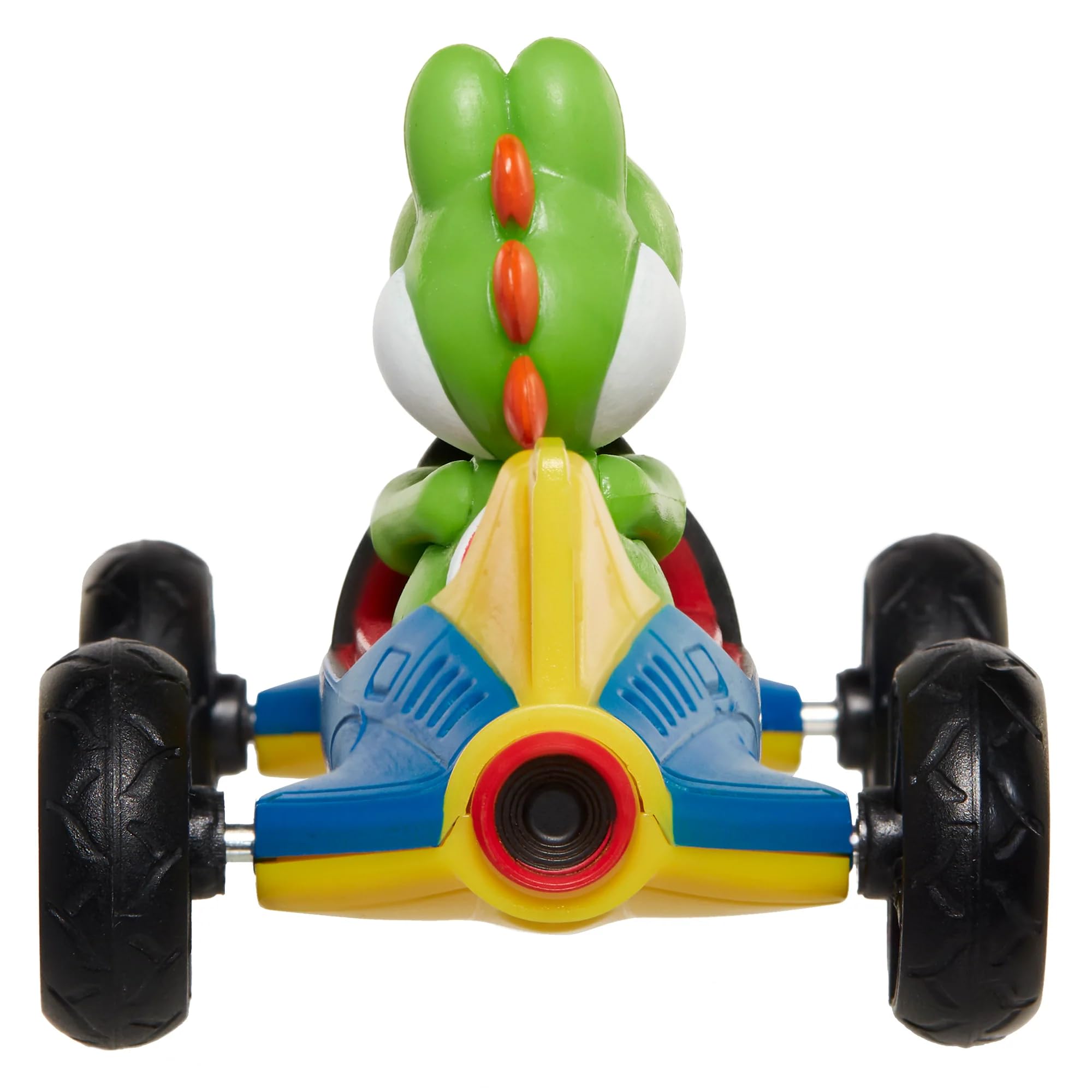 Mario Kart Jakks Nintendo Yoshi in Blue Mach 8 Vehicle 2.5 inch Figure