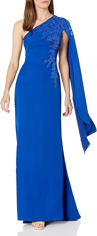 tadashi shoji one shoulder dress