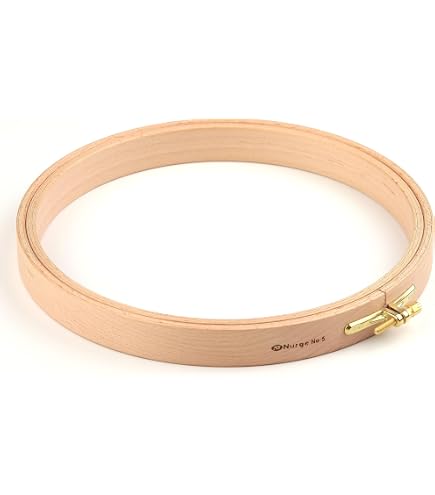 Edmunds 12 Inch Quilting Hoop | Wooden Embroidery Hoop, 4 Inch Tension Bolt
