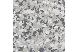 EPOXY FX Epoxy Flakes - 414 Gravel 1/4" - 1 Pound - Epoxy Floor Flakes/Garage Floor Flakes for Both Decorative Floors and Crafts - Decorative Paint Chips for Crafts - Epoxy Flakes - Paint Flakes