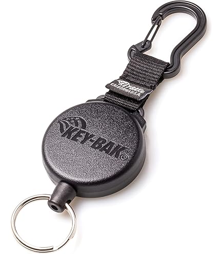 Key-BAK MID6-Duo Heavy Duty Badge Reel and Keychain that Holds 10