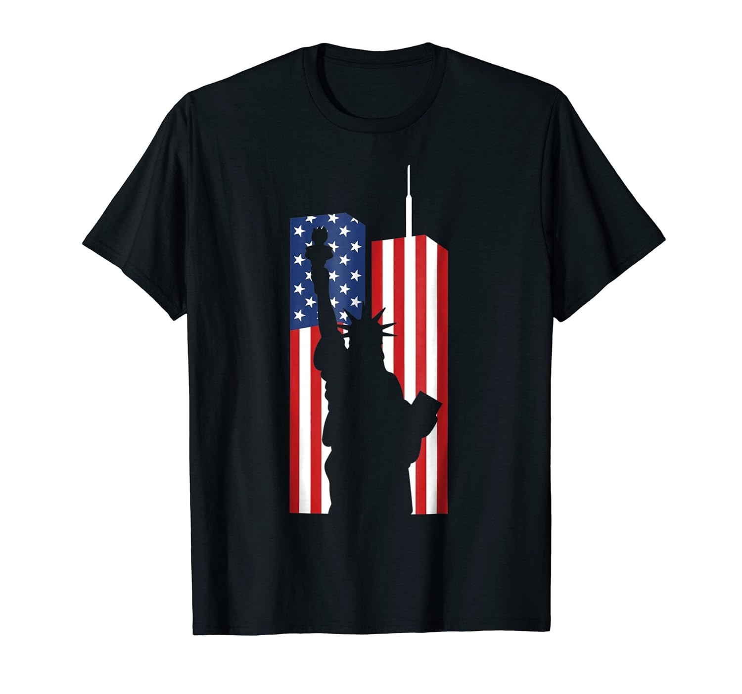 September 11th Statue of Liberty 911 T-Shirt - Patriot Day-anz