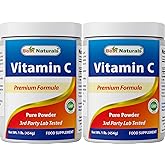 Best Naturals 100% Pure Vitamin C Powder Non-GMO 1 lb (454 Grams) Powder (Also Called Ascorbic Acid) (1 LB (Pack of 2))