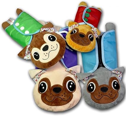 Amazon Com Extpro Learn To Dress Doll Basic Life Skills Toys Learn To Zip Button Snap Buckle Tie Lace Educational Toy For Kids Cow Toys Games