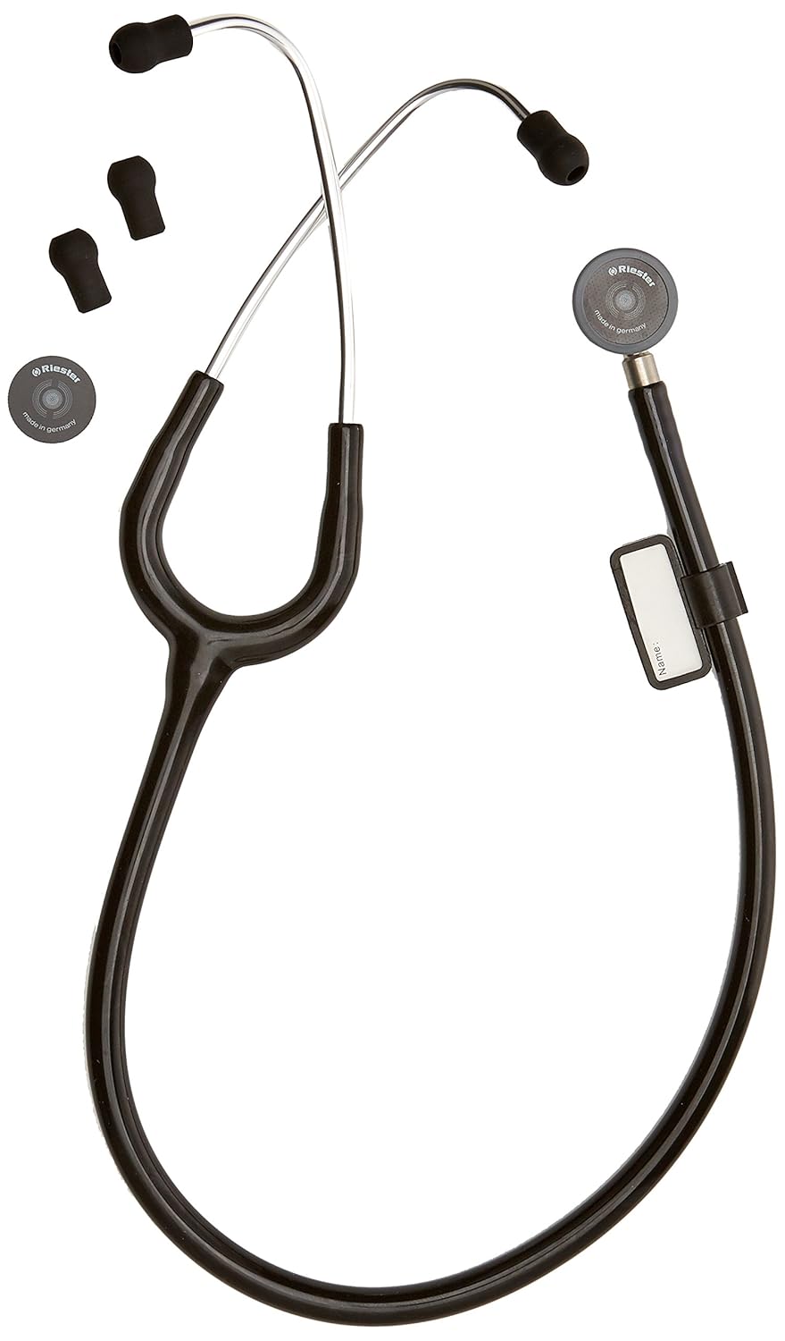 Riester 422001 Stethoscope duplex 2.0 baby, black, stainless steel