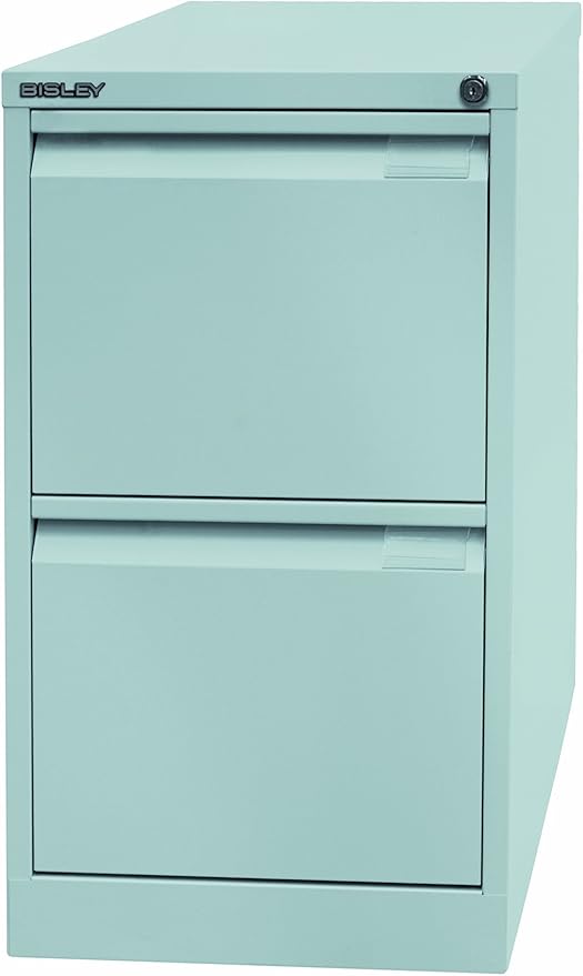 Bisley File Drawer Cabinet 1 Bahnig With 2 Drawers A4 Office Card Index Cabinet Filing Cabinet Hanging File Light Grey Amazon Co Uk Kitchen Home