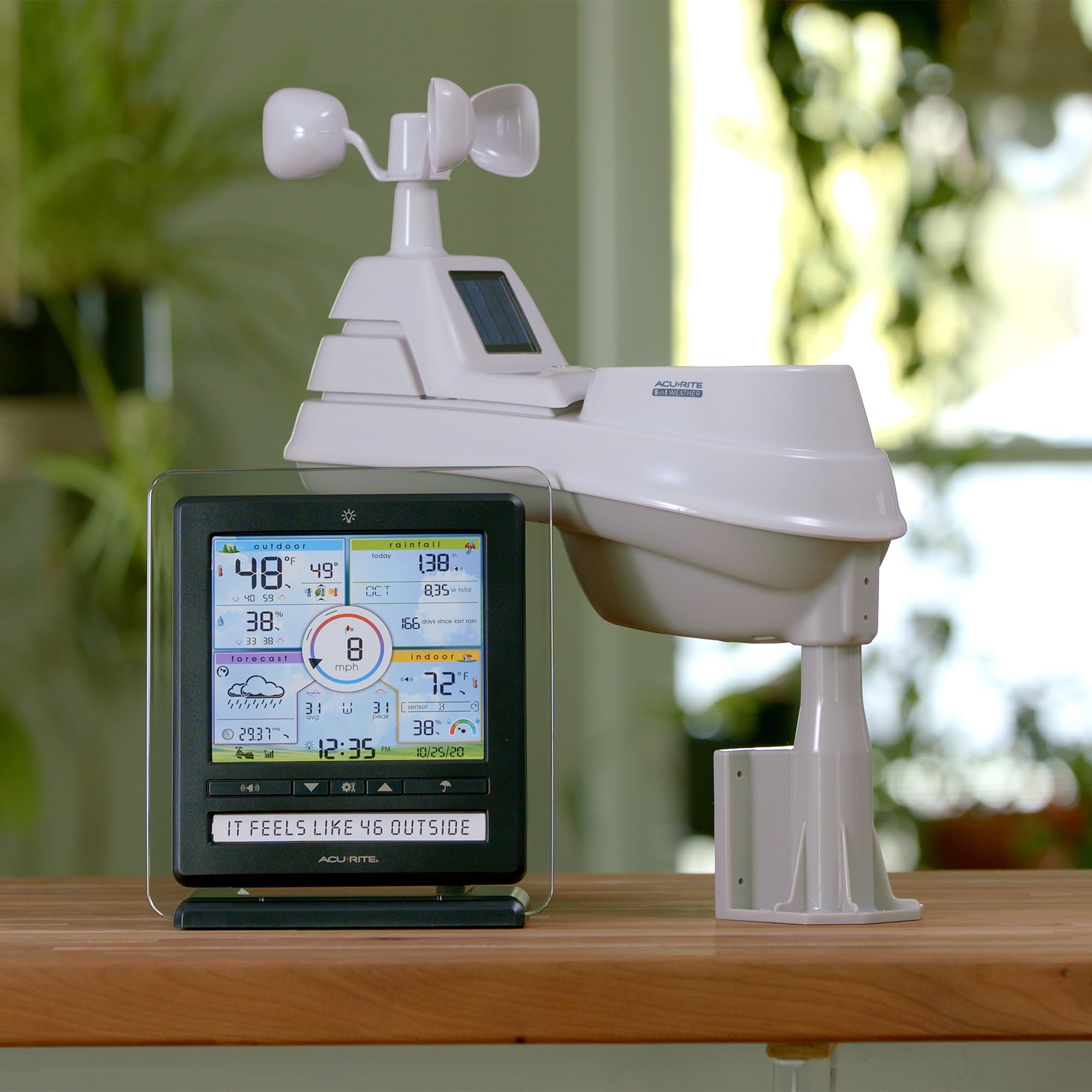 AcuRite Iris (5-in-1) Wireless Indoor/Outdoor Weather Station with Color Display for Hyperlocal Weather Conditions (01536MCBA1) - View 7