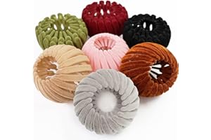 Sizobi Bird Nest Magic Hair Clip, Hair Accessories for Women, Hair Clips For Women Hair Ties, Hair Bun Maker Ponytail Holder Scrunchies 7PCS