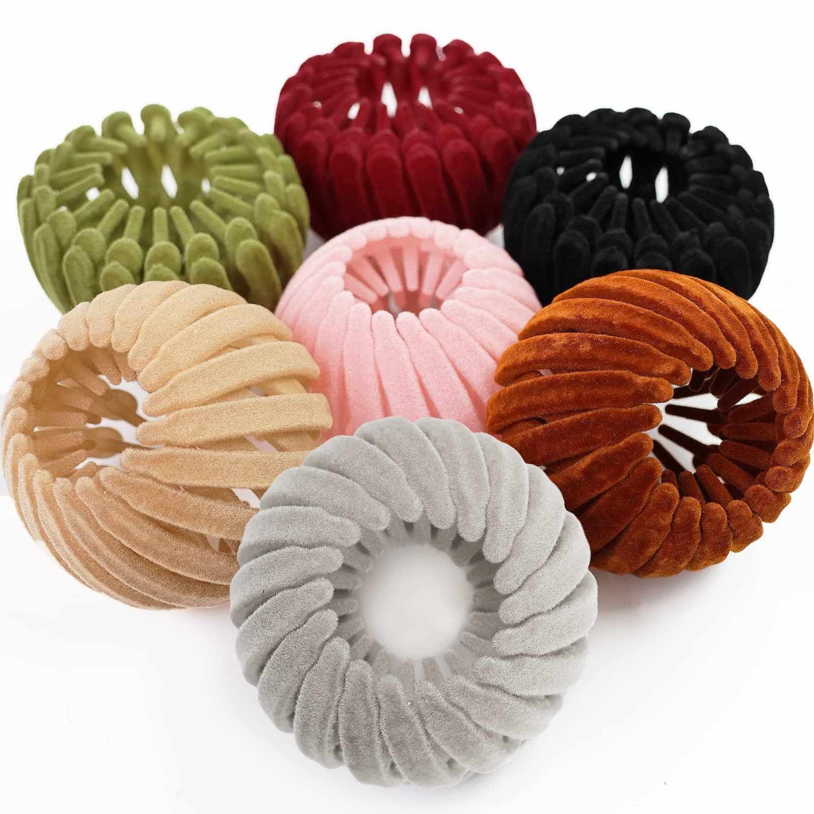 Photo 1 of Sizobi Bird Nest Magic Hair Clip, Hair Accessories for Women, Hair Clips For Women Hair Ties, Hair Bun Maker Ponytail Holder Scrunchies 7PCS