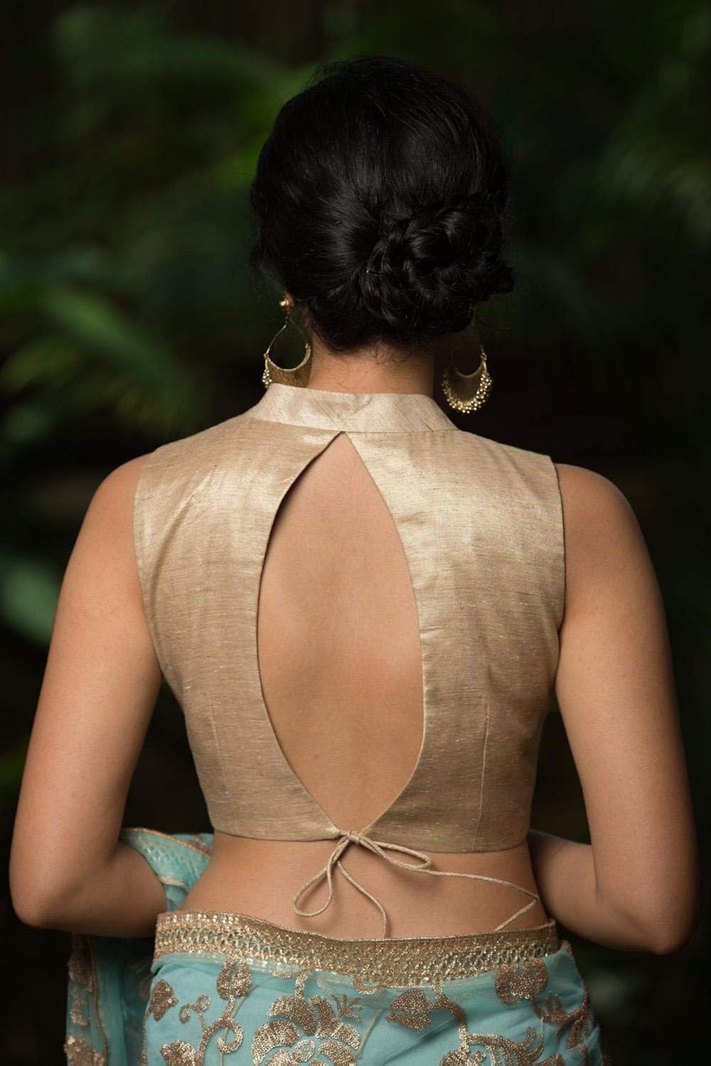 xomantic fashion designer sleeveless wedding blouse