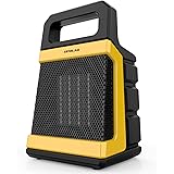 OPOLAR 1500W Ceramic Space Heater with Adjustable Thermostat, Fast Heating for Small and Middle Rooms, Office Floor, Desk or Other Indoor Space, Powerful and Portable, ETL Approved