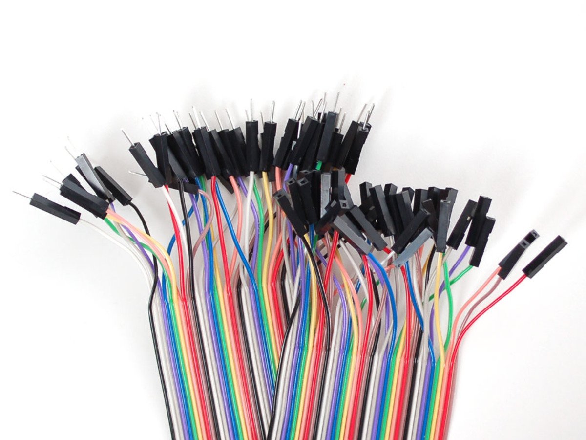 Adafruit Premium Female/Male 'Extension' Jumper Wires - 40 x 12 (300mm)