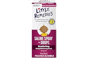 Little Remedies Noses Saline Spray Drops, 1 Fl Oz
