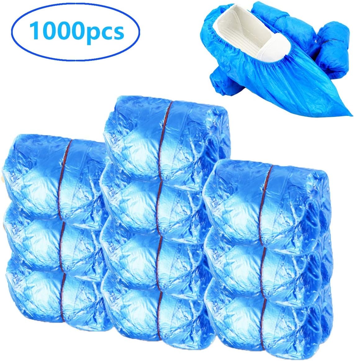 blue shoe covers disposable anti skid