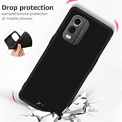 Case for Nokia C32 Case- Frosted Black Thin Soft
