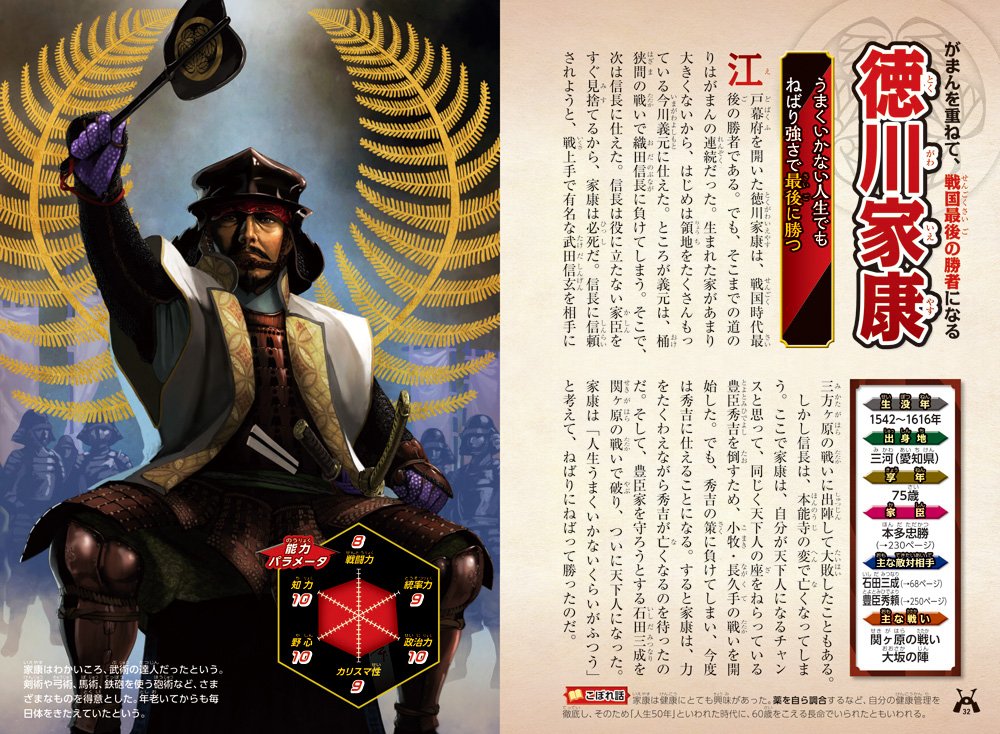 人気の春夏 戦国武将イラスト名鑑 絵本 Getvolt Dk